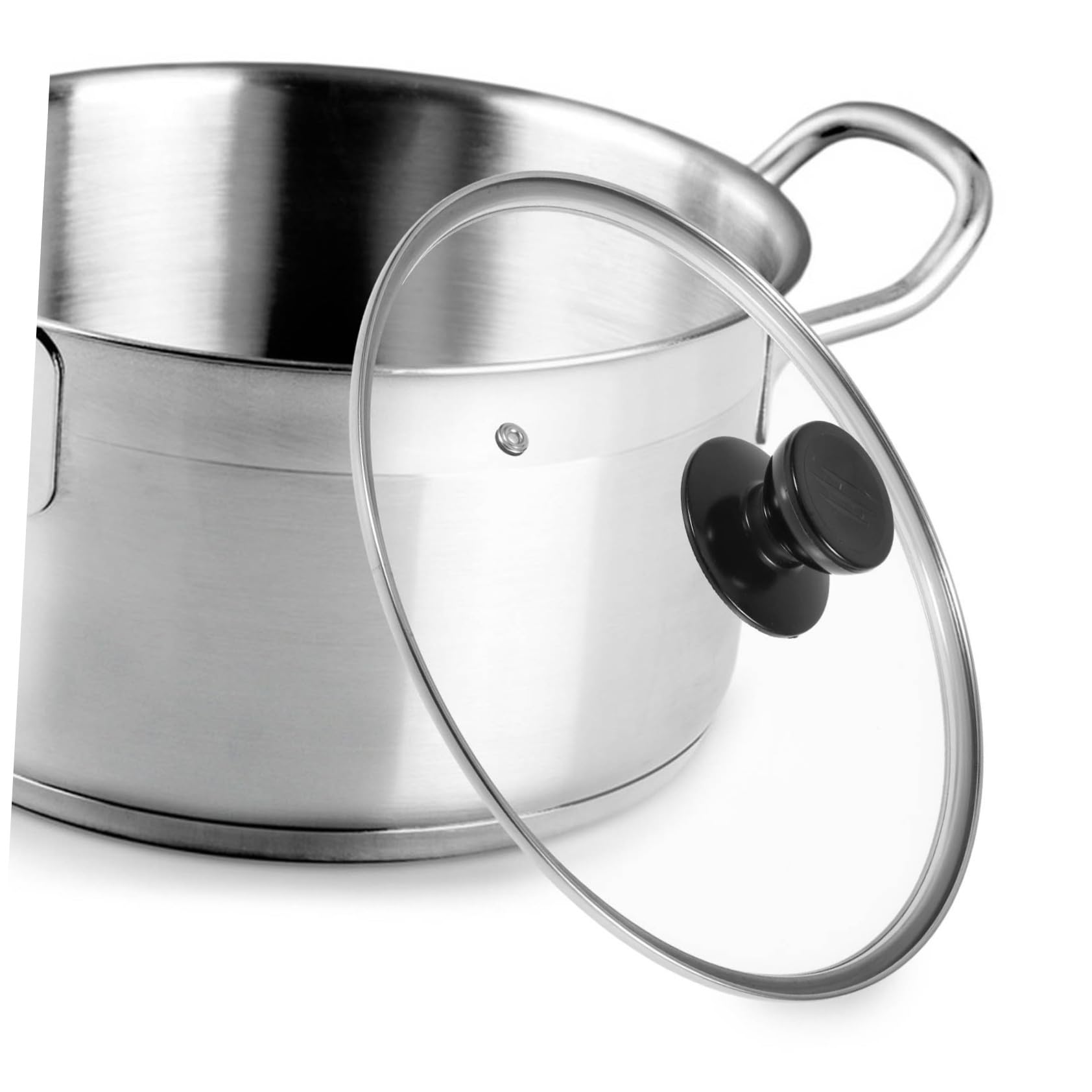 COLLBATH 1 Pezzo Coperchio Per Pentola Multifunzione Rinforzato Coperchio in Silicone Trasparente Visibile Forniture Da Cucina