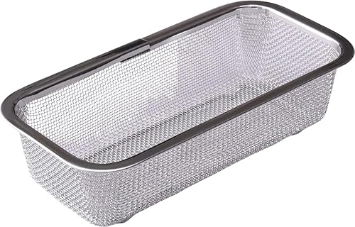 Miniatura 17 de Ernest A-77523 Tsubame Sanjo Colador, forma profunda, forma cuadrada, tamaño 1/1, acero inoxidable 18-8, escurridor frío, afilado de arroz,