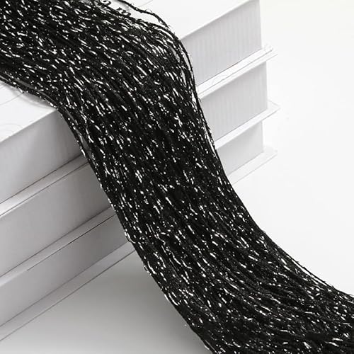 SYSUII 2 cortinas de hilos de 100 x 200 cm, para puertas de terrazas, separadores de habitaciones, cortina de ventana, cortina de cuerda, cortina de cuerda, para puertas, salón, decoración, color