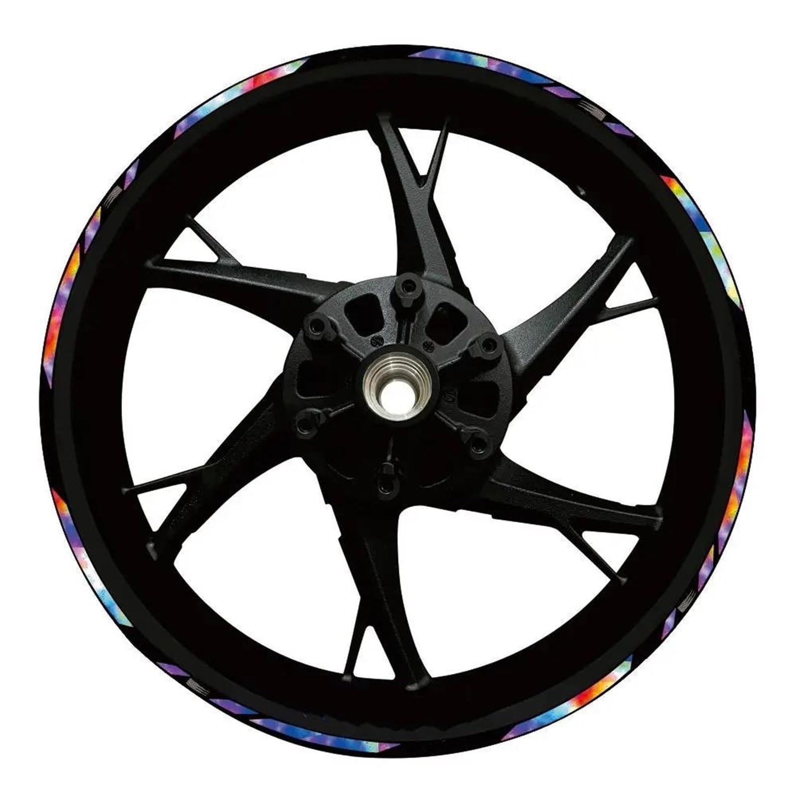 Wheel Stickers Motorcycle Wheel Reflective Decal for for Ninja 650 400 for Versys 17″ Stripe Tape Sticker Rim Stickers Hub Decals Rim Reflective Decal