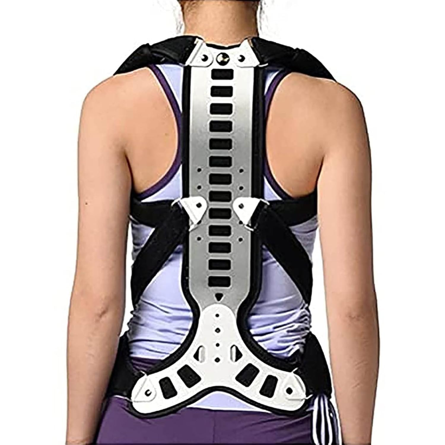 Fascia Correttore Posturale Schiena Correttore Posturale Lombare Supporto | Donna Uomo Tutore Spalla Busto Schiena Dritta Elastica Regolabile Ortopedico Cintura Raddrizza Schiena