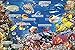 Quazzie Design Jigsaw Puzzles for Adults 1000 Piece Ocean Scene with Fish Adult Jigsaw Puzzle for Kids and Teens too a Cool Colorful Hard Jigsaw Puzzle with Sturdy Pieces and it is a Large 20 x 29.5In