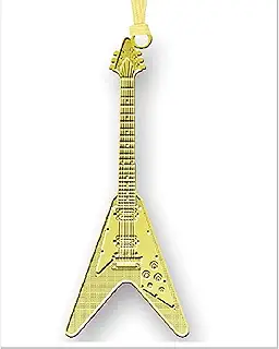 東洋精密工業 ブックマーク フライングVモデル ギター ゴールド AGB027