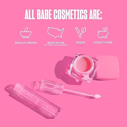 Miniatura 5 de Babe Original Babe Glow - Antifaz para labios sin fragancia para labios más suaves, ácido hialurónico y antioxidante infundido para labios más