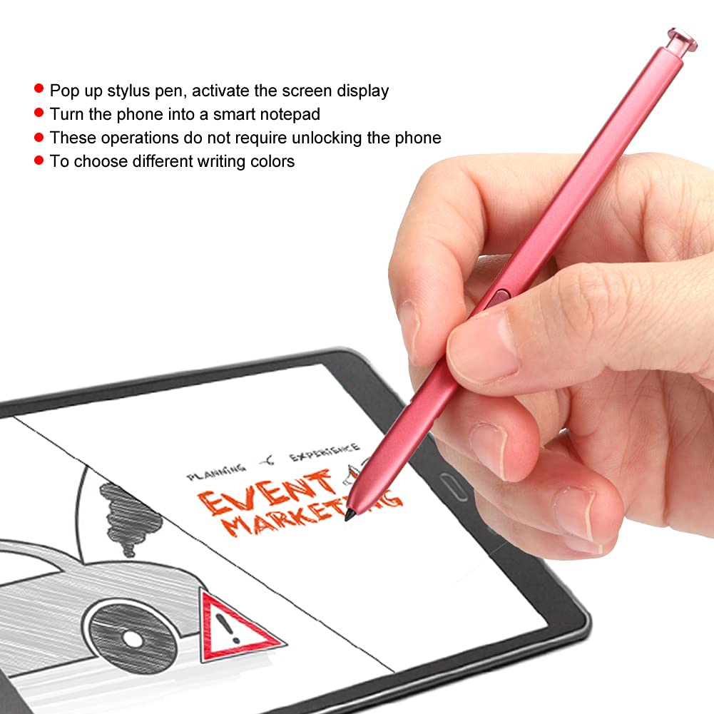 Wakects Lápiz Táctil Bluetooth para Note 10+ Plus, Rosa