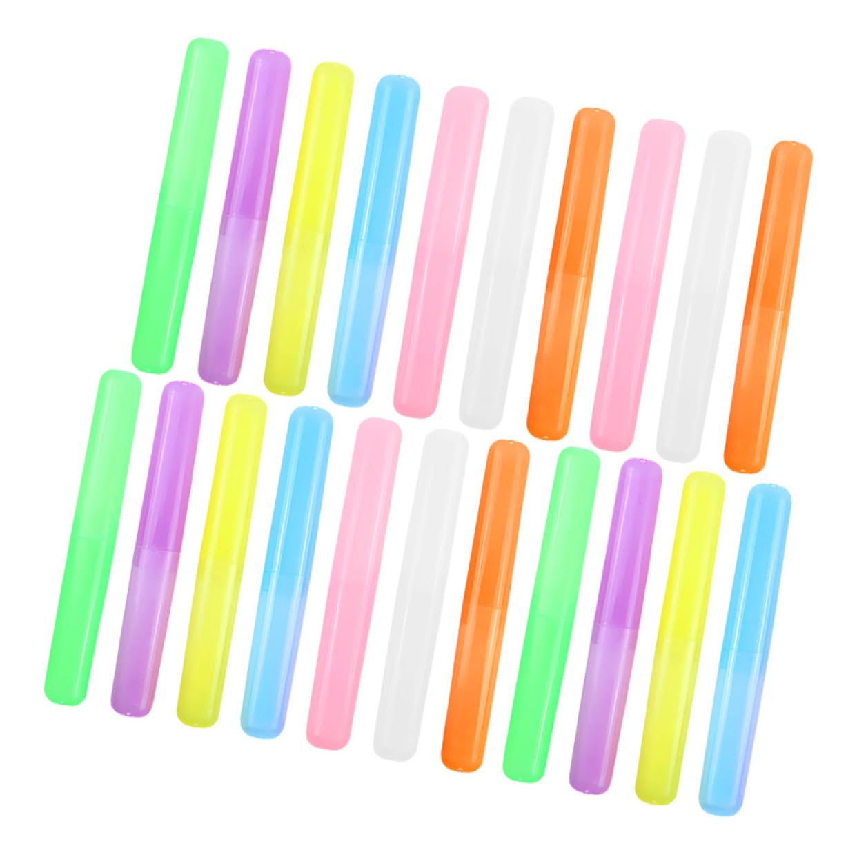 IMIKEYA 5 Set Della Caramella Spazzolino Da Denti Caso Spazzolino Da Denti Custodia Da Viaggio Spazzolino Da Denti Caso Spazzolino Da Viaggio Titolare Titolare 21 pezzi * 5