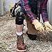 Klein Tools 60611 Knee Pads, Heavy Duty Padded Knee Sleeves, Breathable Mesh Back, Elastic Cuff with Slip-Resistant Silicone, Black, L/XL