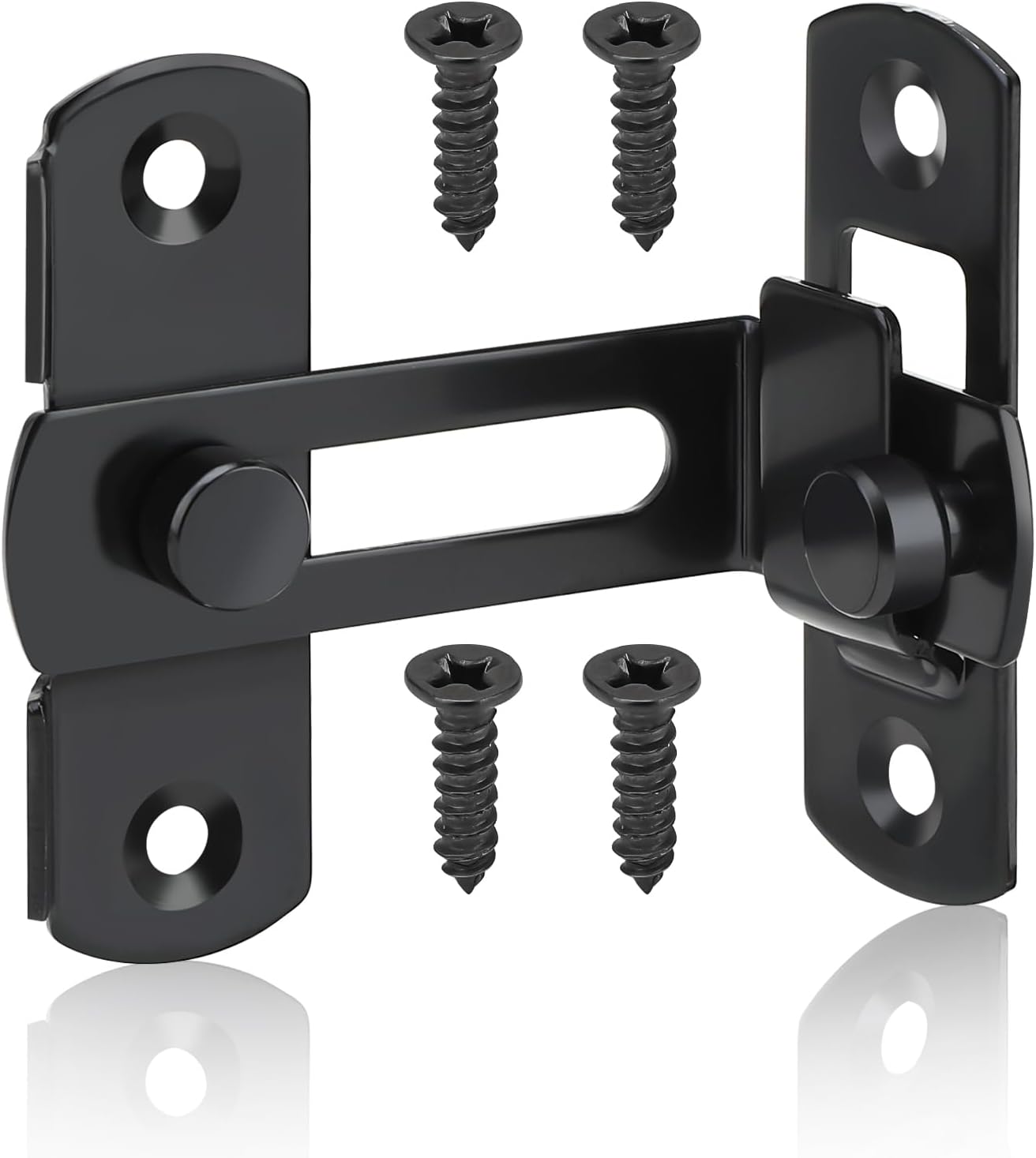 90° Flip Sliding Barn Door Lock, Stainless Steel Flip Slide Latch