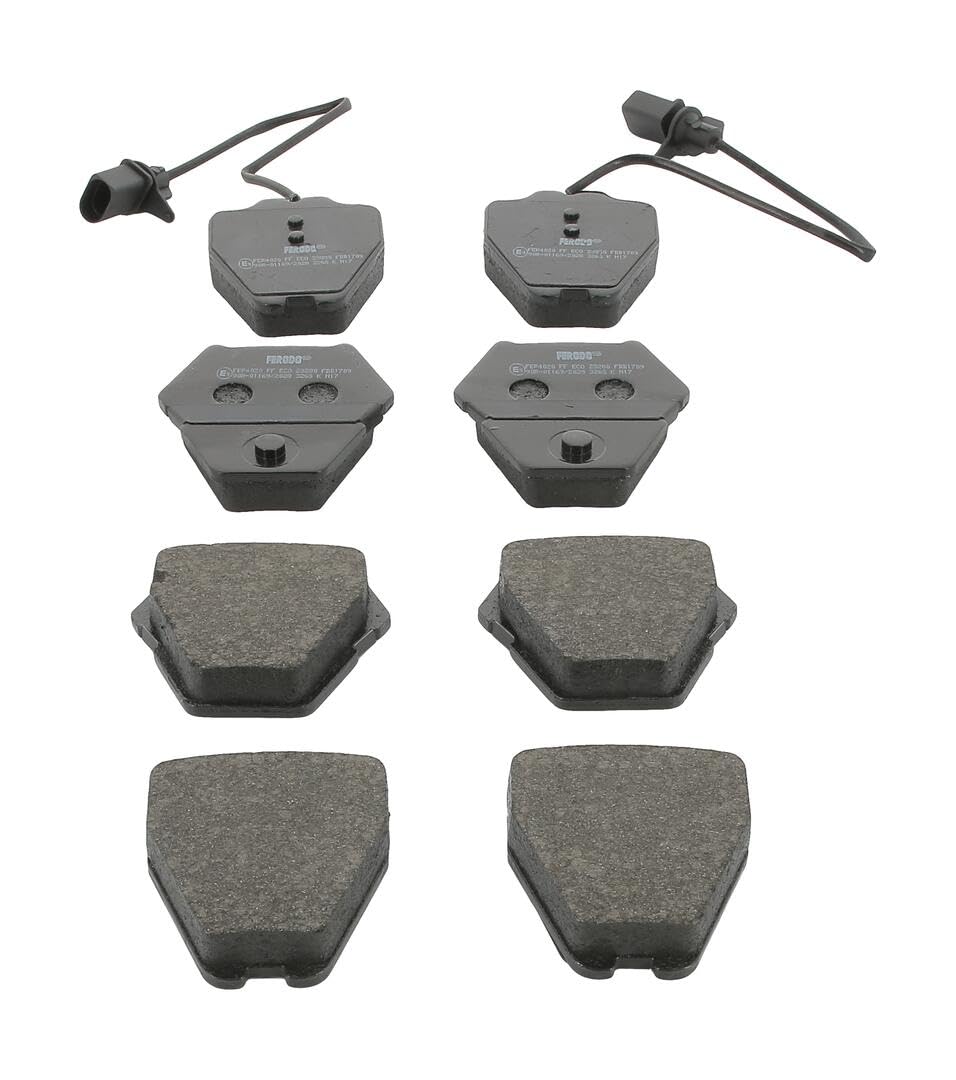 FERODO BRAKE PADS | FDB1709 | FRONT | FOR AUDI A4 B5 1994-2001 | OE-MATCHING QUALITY | ECO-FRICTION FUSE+ TECHNOLOGY
