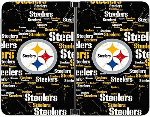 Skinit Tablet Decal Skin Compatible with Surface Duo - Officially Licensed NFL Pittsburgh Steelers Black Blast Design