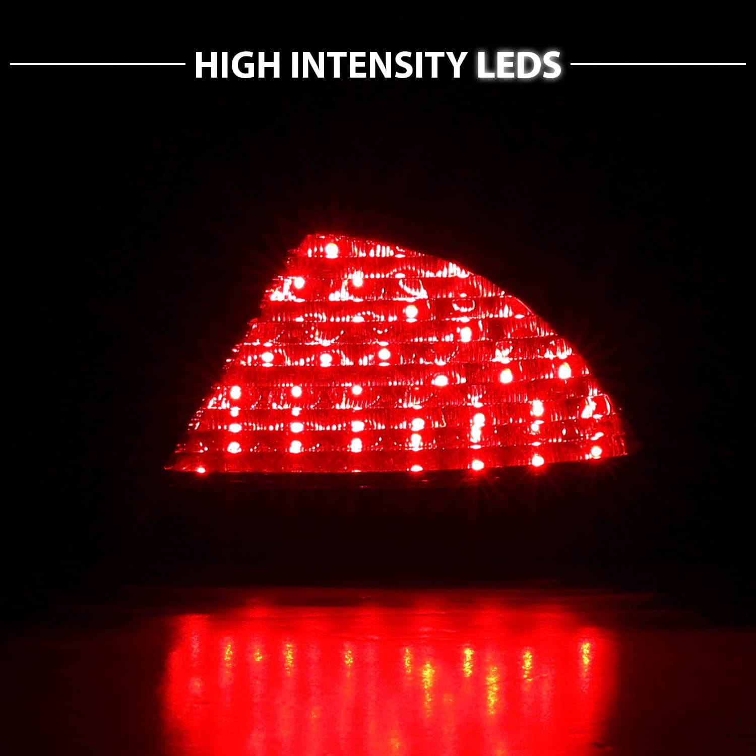 AmeriLite LED Taillights Red/Clear For Mercedes Benz S Class W220 - Passenger and Driver Side