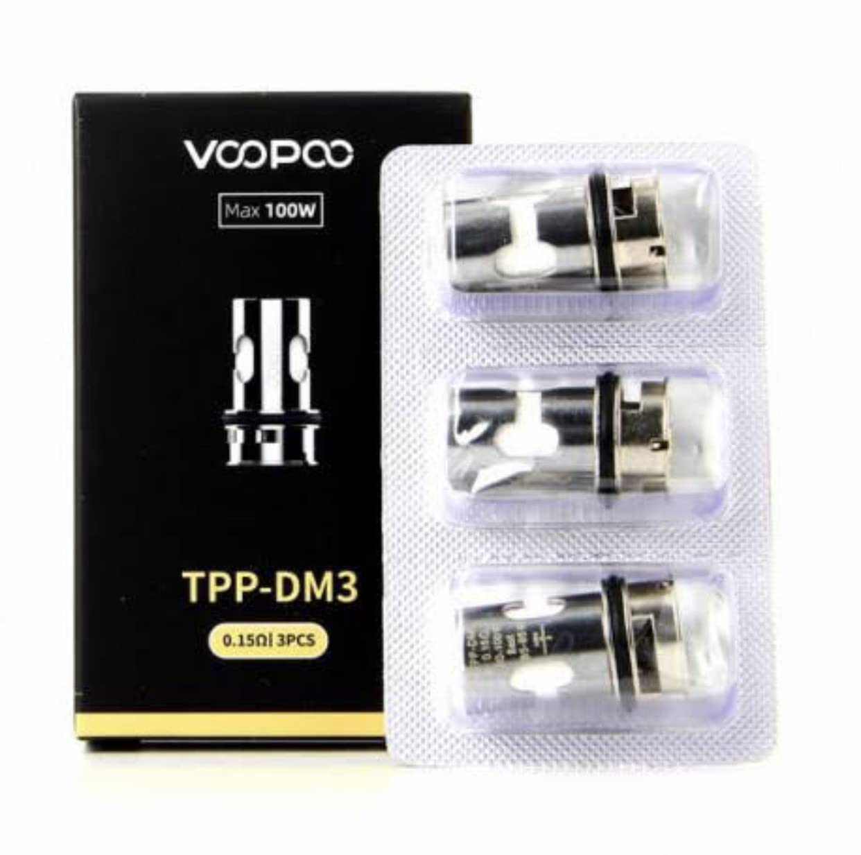 VOOPOO 3-Pack Genuine - TPP DM-3 Coils 0.15 ohms