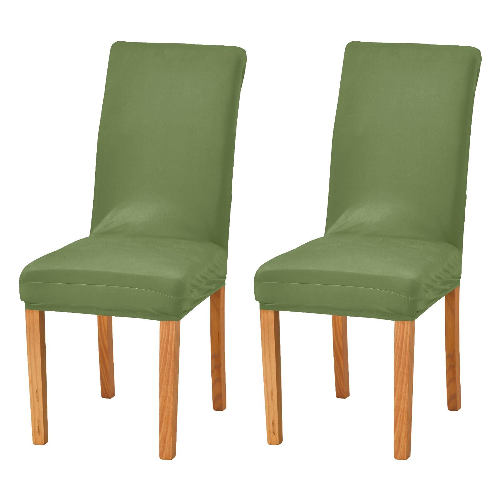 Keluina Stretch-XL-stoelhoezen met hoge rug, effen stof, voor eetkamer Keluina Stretch-XL-stoelhoezen met hoge rug, effen stof, voor eetkamer