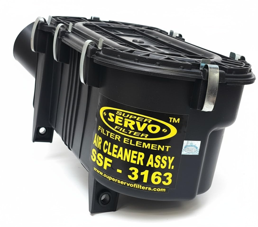 SUPER SERVO AIR CLEANER ASSEMBLY SSF-3163 FOR TATA ACE MAGIC, BLACK FILTER HOUSING, COMPATIBLE WITH SSF-3884-image-32