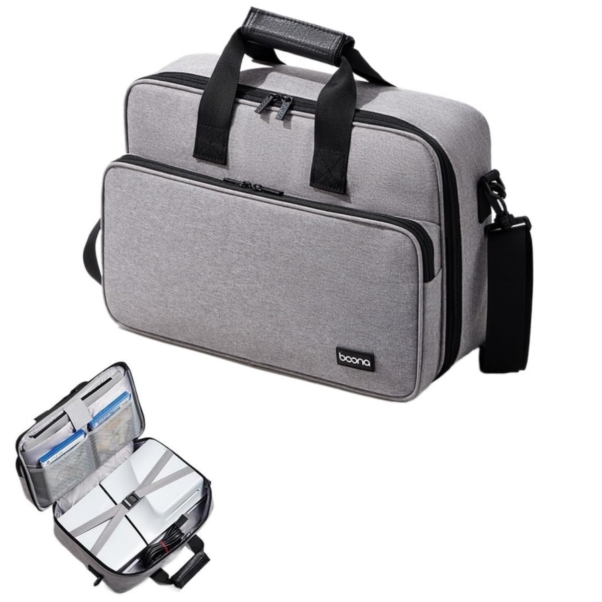 Taoricen Borsa protettiva con Tracolla per Sony PS5 SLIM, Crossbody Custodia, PlayStation 5 SLIM Borsa a mano