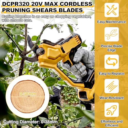 Image of 2PCS N920015 + 1PCS NA044629 Cordless Pruning Shears Replacement Blades