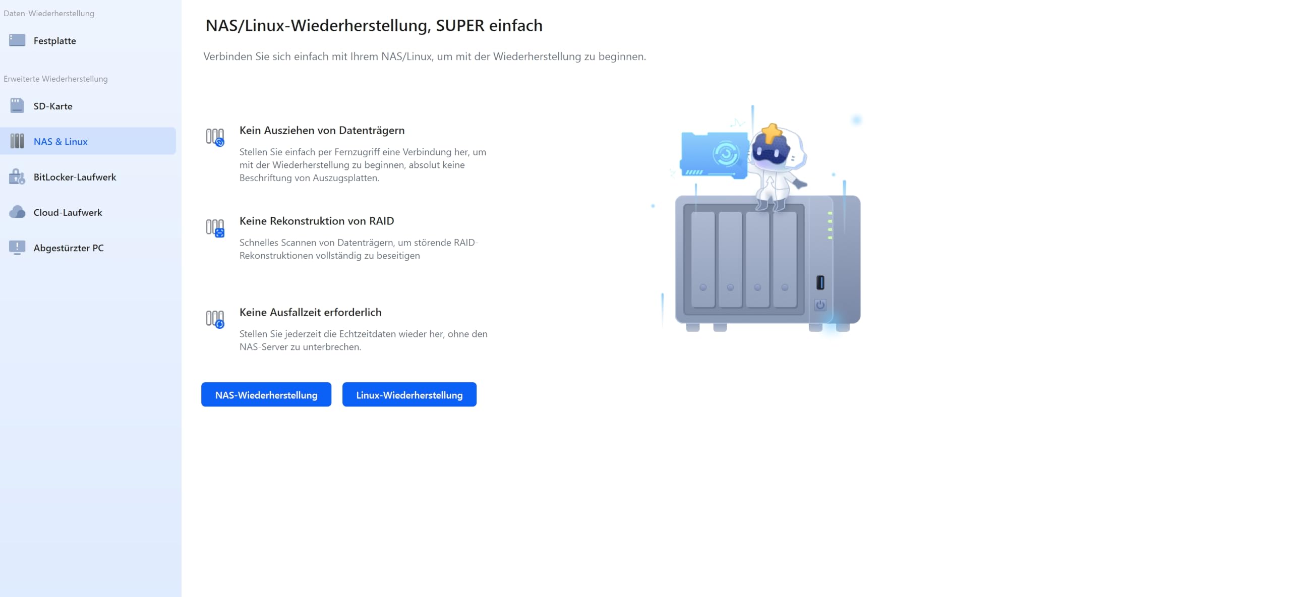 EaseUS Data Recovery Wizard Professional 1-PC / Dauerlizenz - All-in-One Datenrettungssoftware für alle Datenverlust-Szenarien - Windows 10/11/8/7 *DEUTSCH* - multilingual #PKC (Product Key Card)
