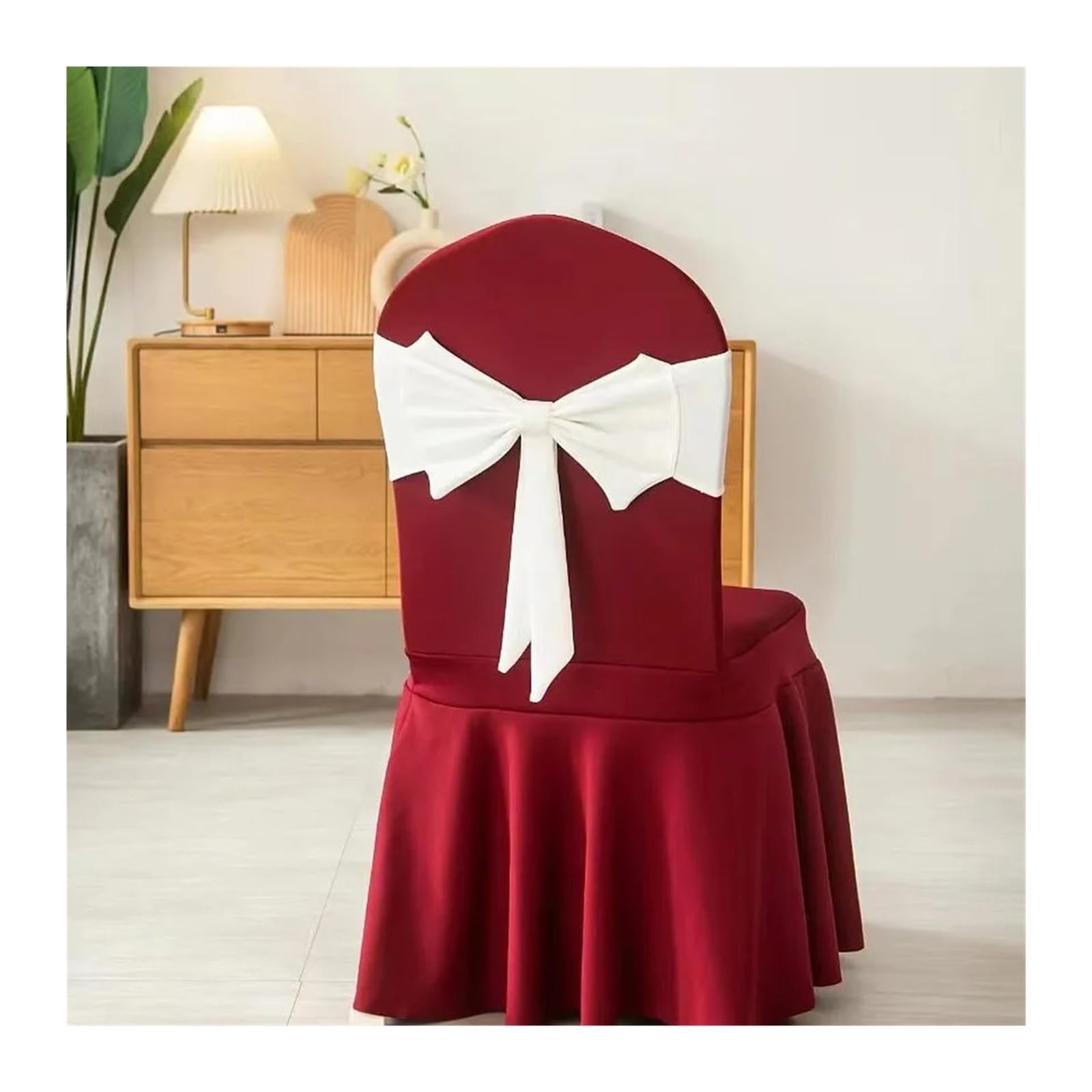 YGSGJSP Chair Sashes Chair Back Sashes Stretchy Stretch Ribbon Elastic Band For Wedding Party Hotel for Wedding(Beige)