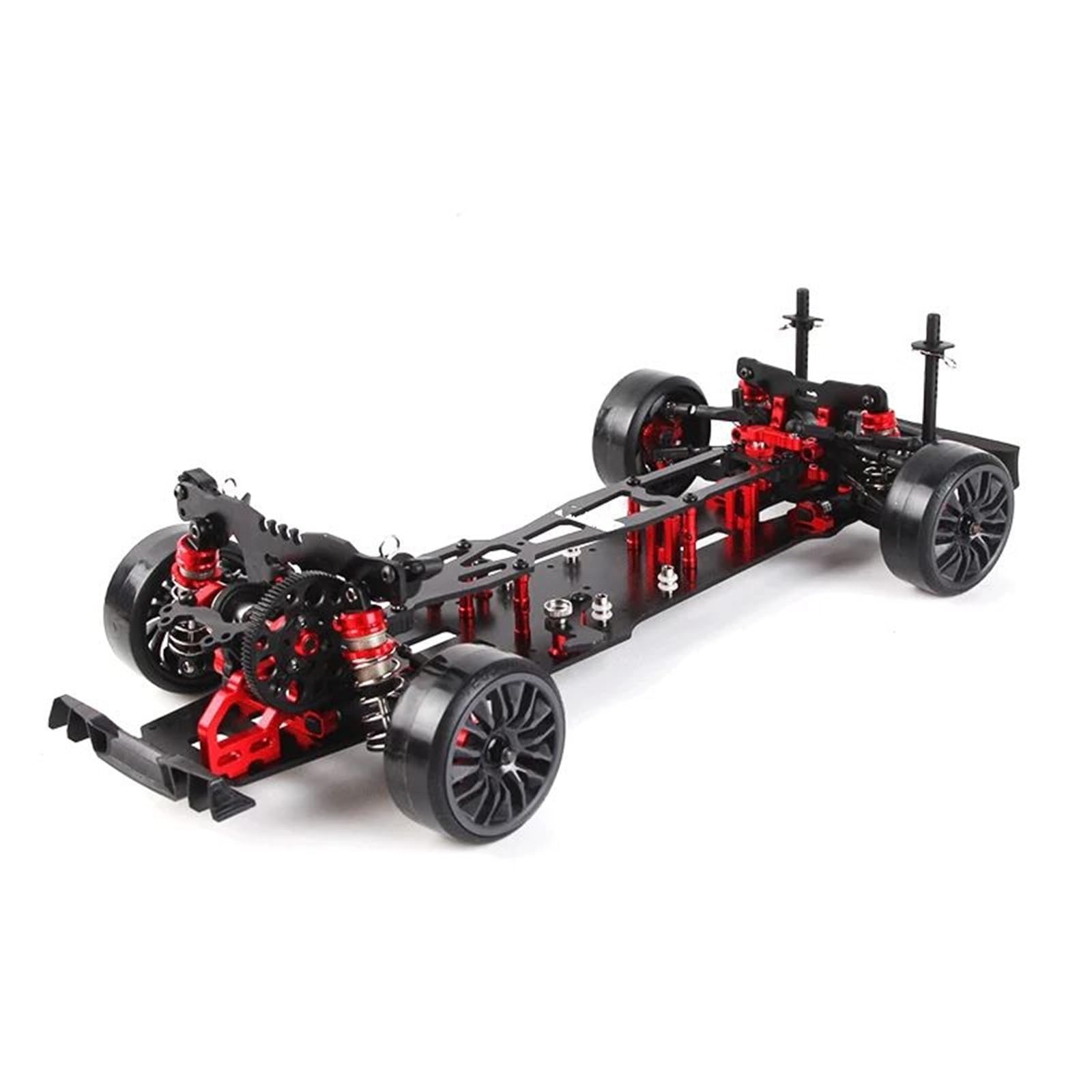 Marco Coche Derrape Correa Transmisión Trasera Metal para DRR-02 1/10 RC Modo Control Remoto Piezas Reparación Modificadas Accesorios Decoración Piezas Mejora Modelos RC