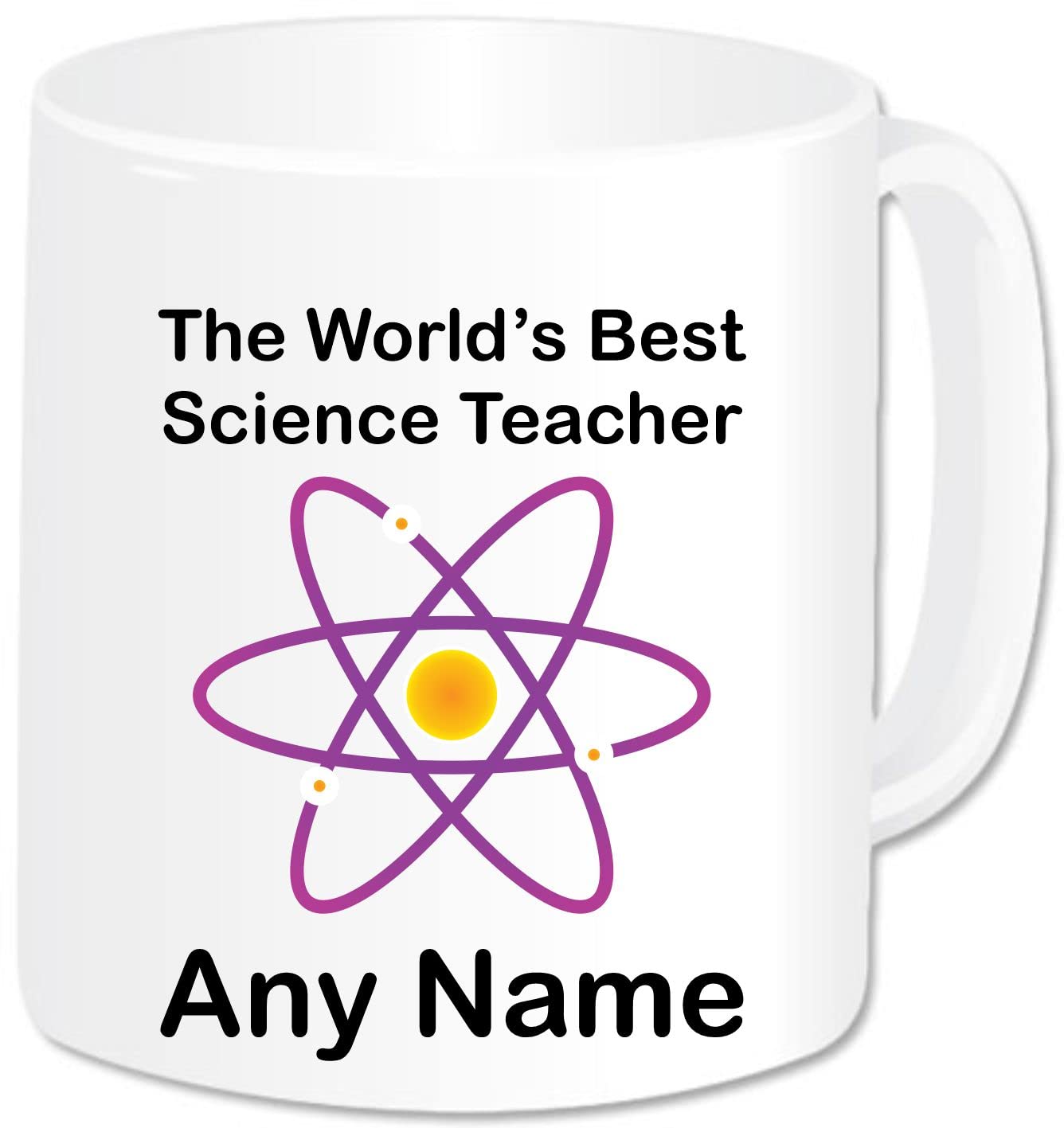 GOPERSONALISED Teacher Gifts - Personalised Best Science Teacher Mug - Thank You Teacher Appreciation Gifts, Retirement End of School Year Gifts for Teacher Professor Ceramic (Design 2)