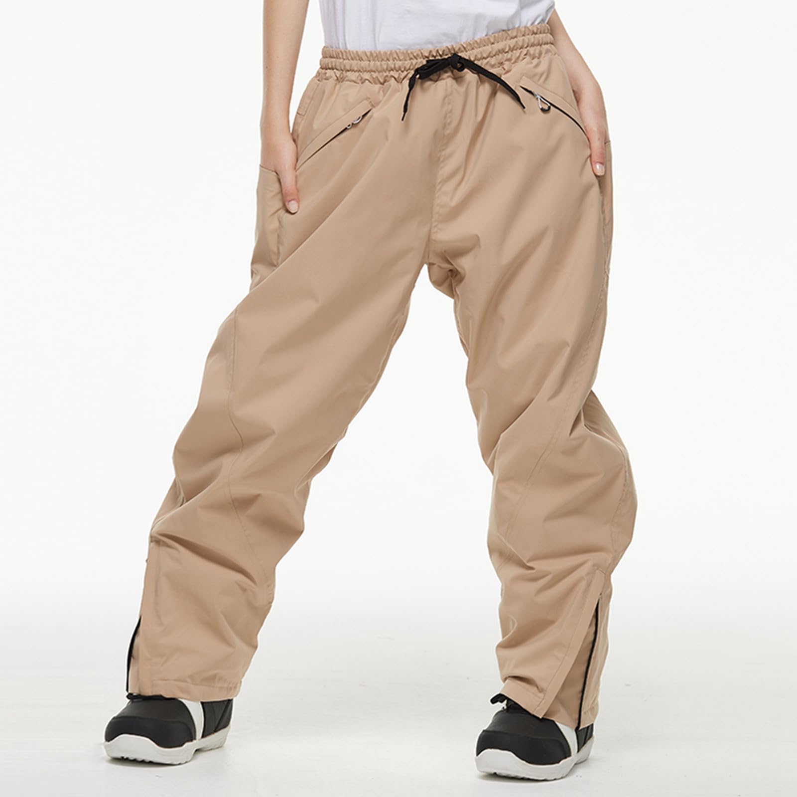 Genérico Pantalones de Snowboard Holgados Oversize Impermeables A Prueba de Viento Transpirables y Cálidos Pantalón de Patinaje Pantalones de Esquí para Hombres y Mujeres Grueso