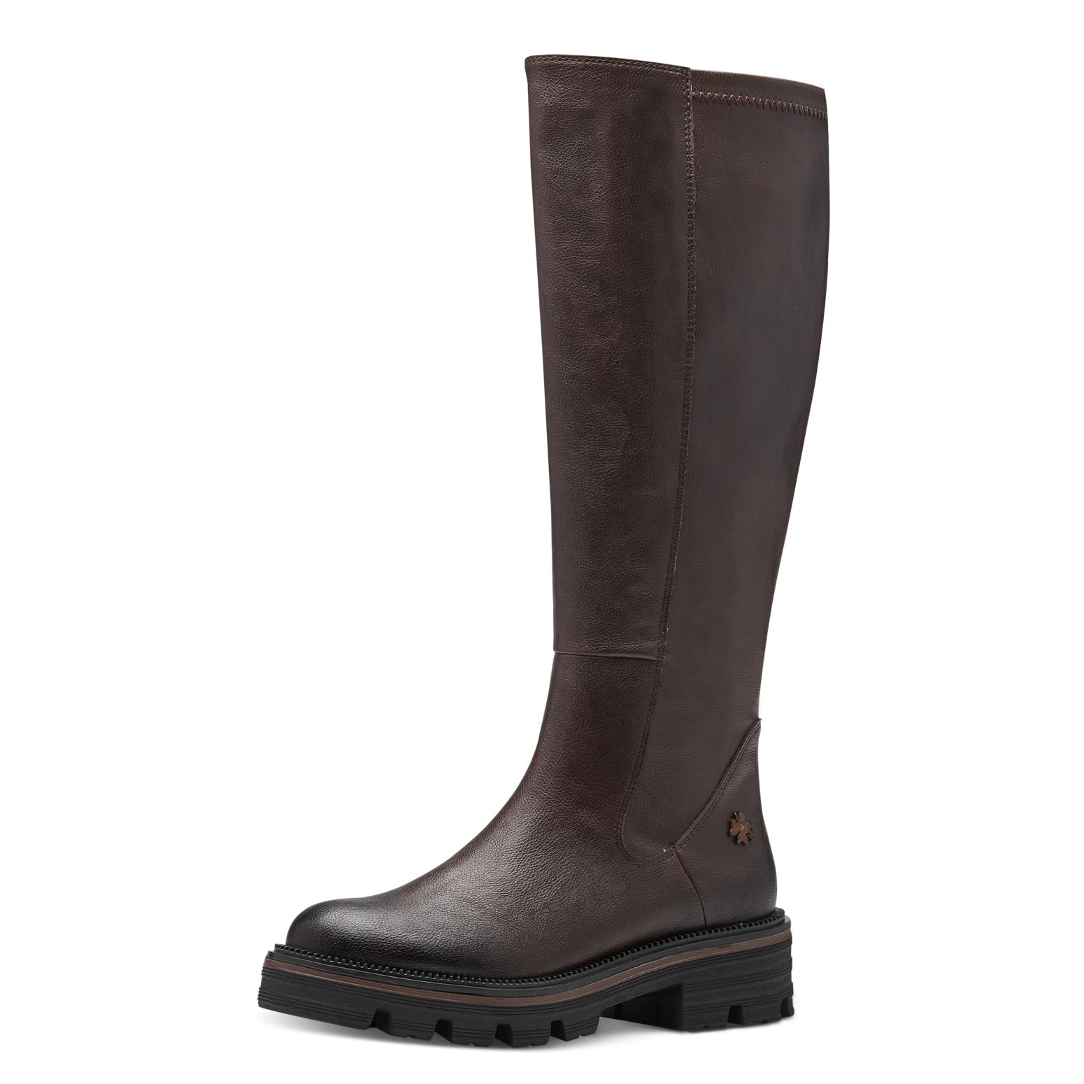 MARCO TOZZI Women's 2-85600-41 Long Boot Heel, Mocca, 4