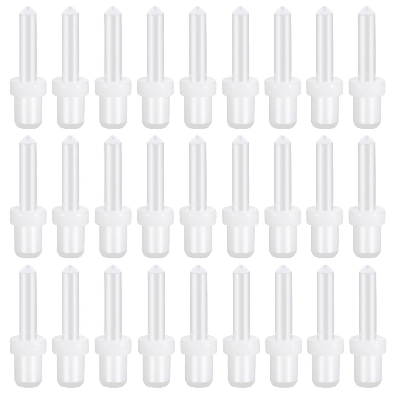 Pasadores de plástico universales Healeved con resorte para reparar ventanas (60 uds)