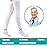 T.E.D. Anti Embolism Stockings Thigh High Knee High for Women Men, 15-20 mmHg Compression TED Hose with Inspect Toe Hole