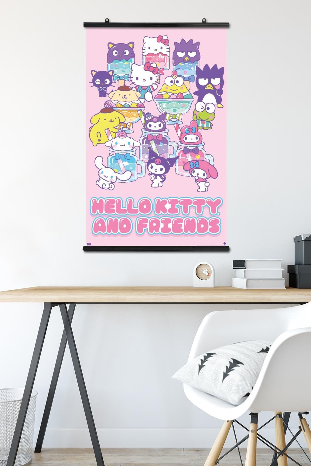 Hello Kitty - Pop Art Wall Poster, 14.725 x 22.375 Framed