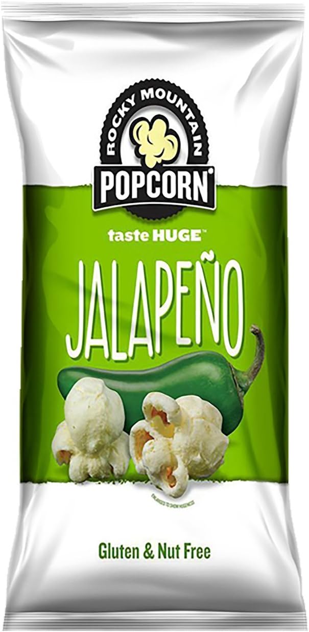 Rocky Mountain Popcorn, Jalapeno, 1.5 Ounce (Pack of 12)