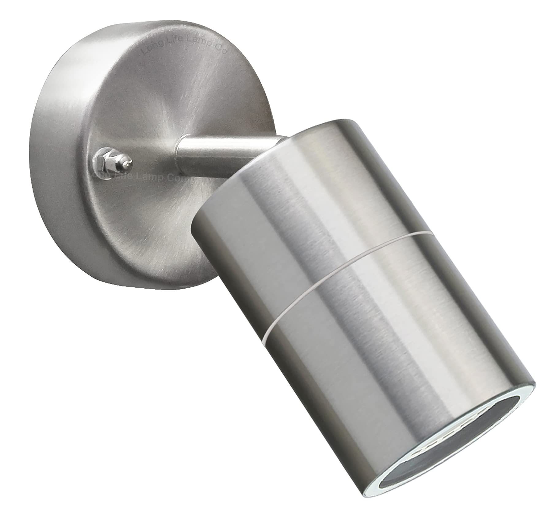 Long Life Lamp Company Adjustable Outdoor Wall Light Stainless Steel IP44 GU10 (ZLC010) Downlight