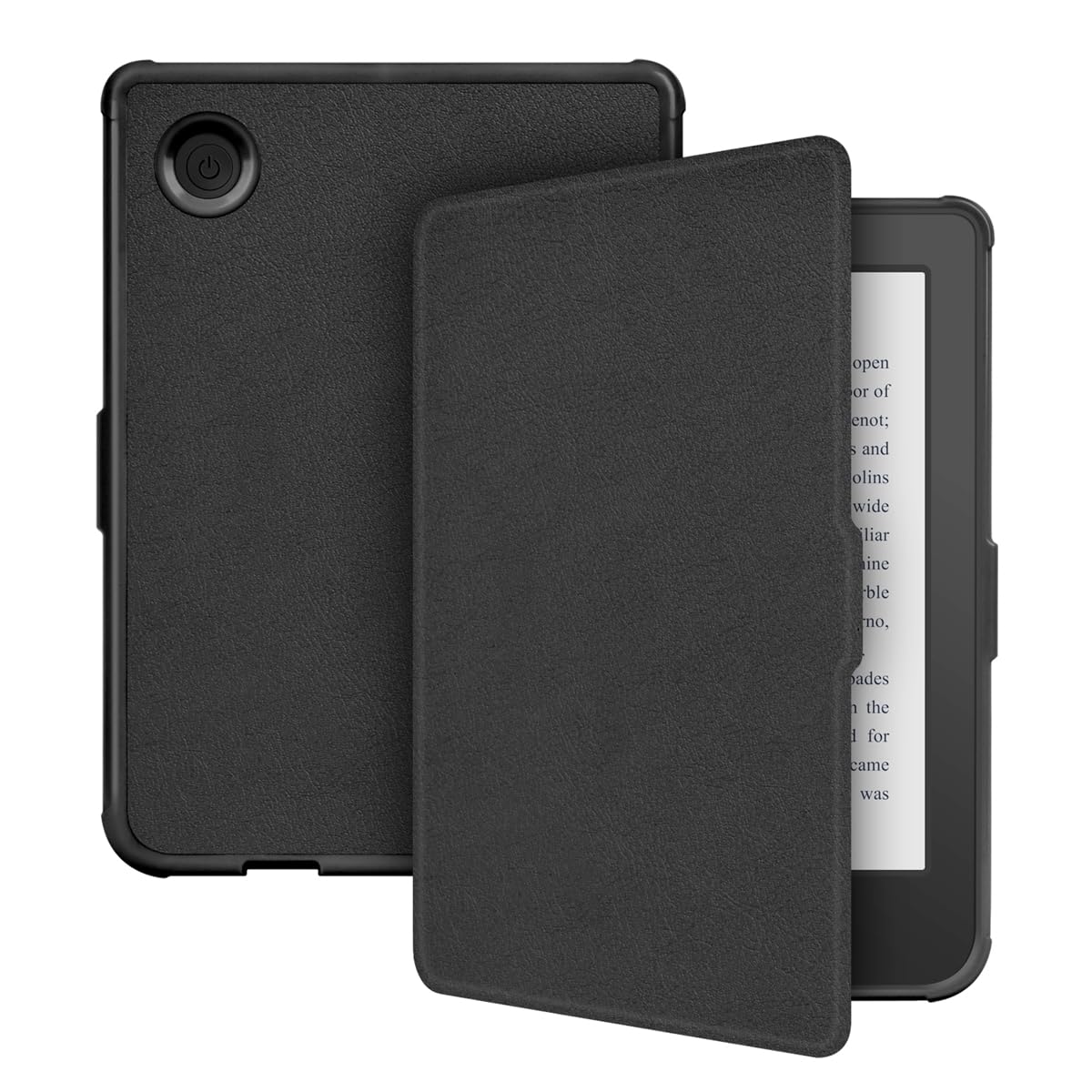 Stianiiie Case For Kobo Clara 2E (2022 Released) 6" Premium PU Leather Protective Cover Smart Sleep/Wake, black, Kobo Clara 2E - 6 inch