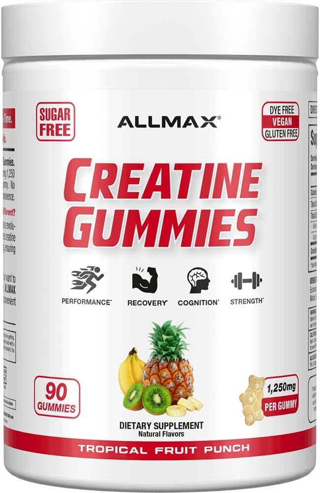 ALLMAX Nutrition Creatine Gummies –...
