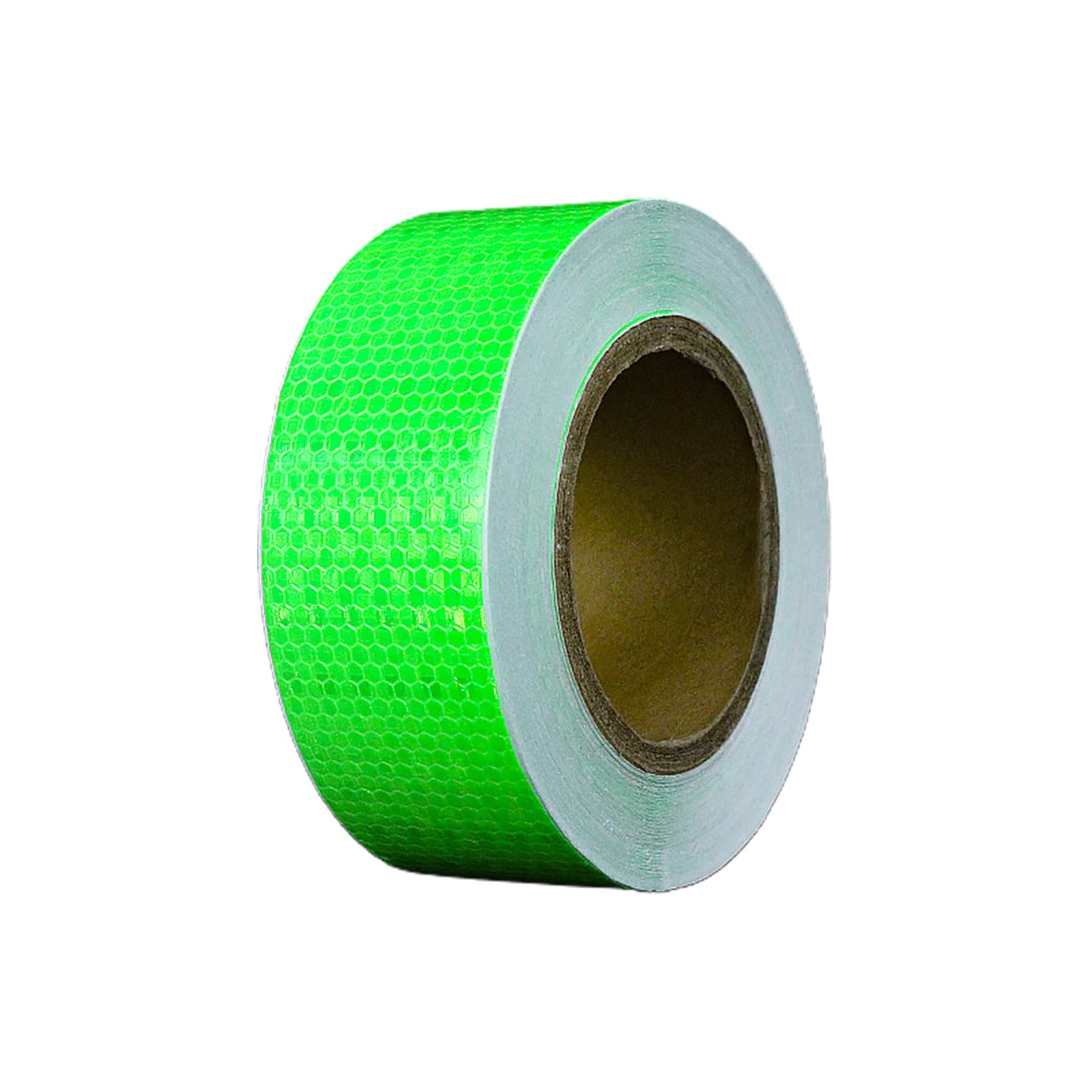 Bkhsgdxj White Reflective Safety Tape, 2 Inch X 9.8 Feet Reflective Tape,Warning Night Safety Sticker,High Viscosity, Waterproof(White)