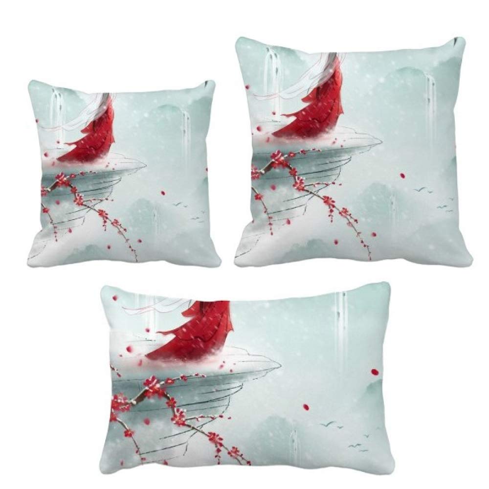 Coussin de décoration pour canapé couleur chinoise DIYthinker