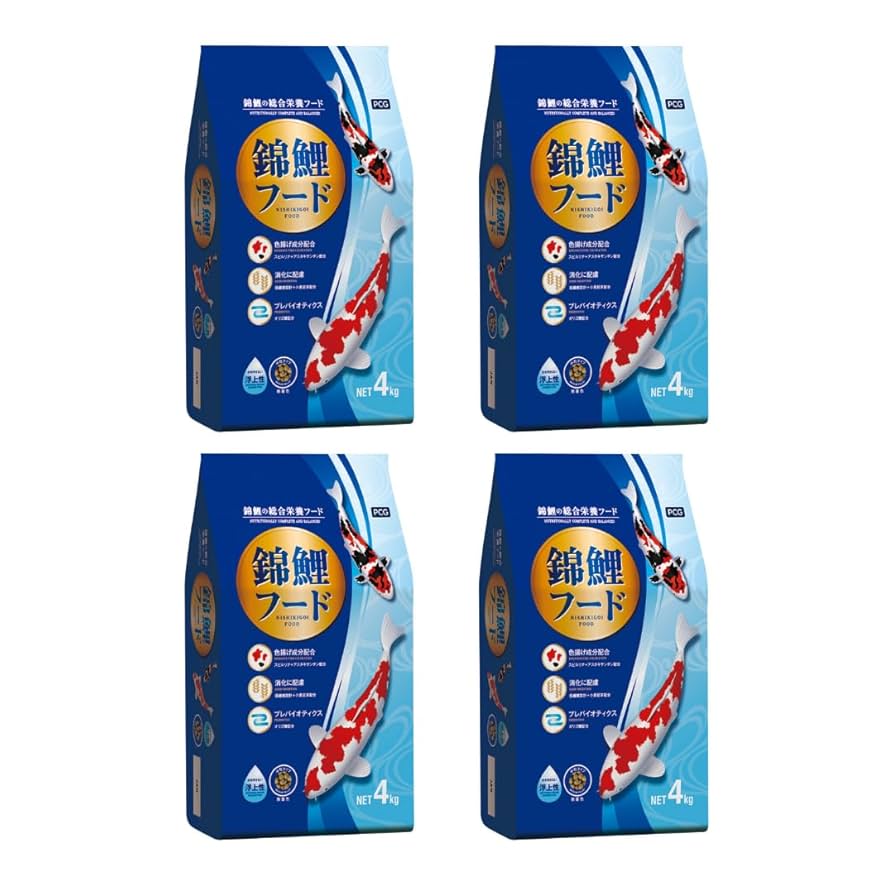 Amazon.co.jp: 錦鯉フード 4kg×4袋セット 錦鯉の餌 大容量 お