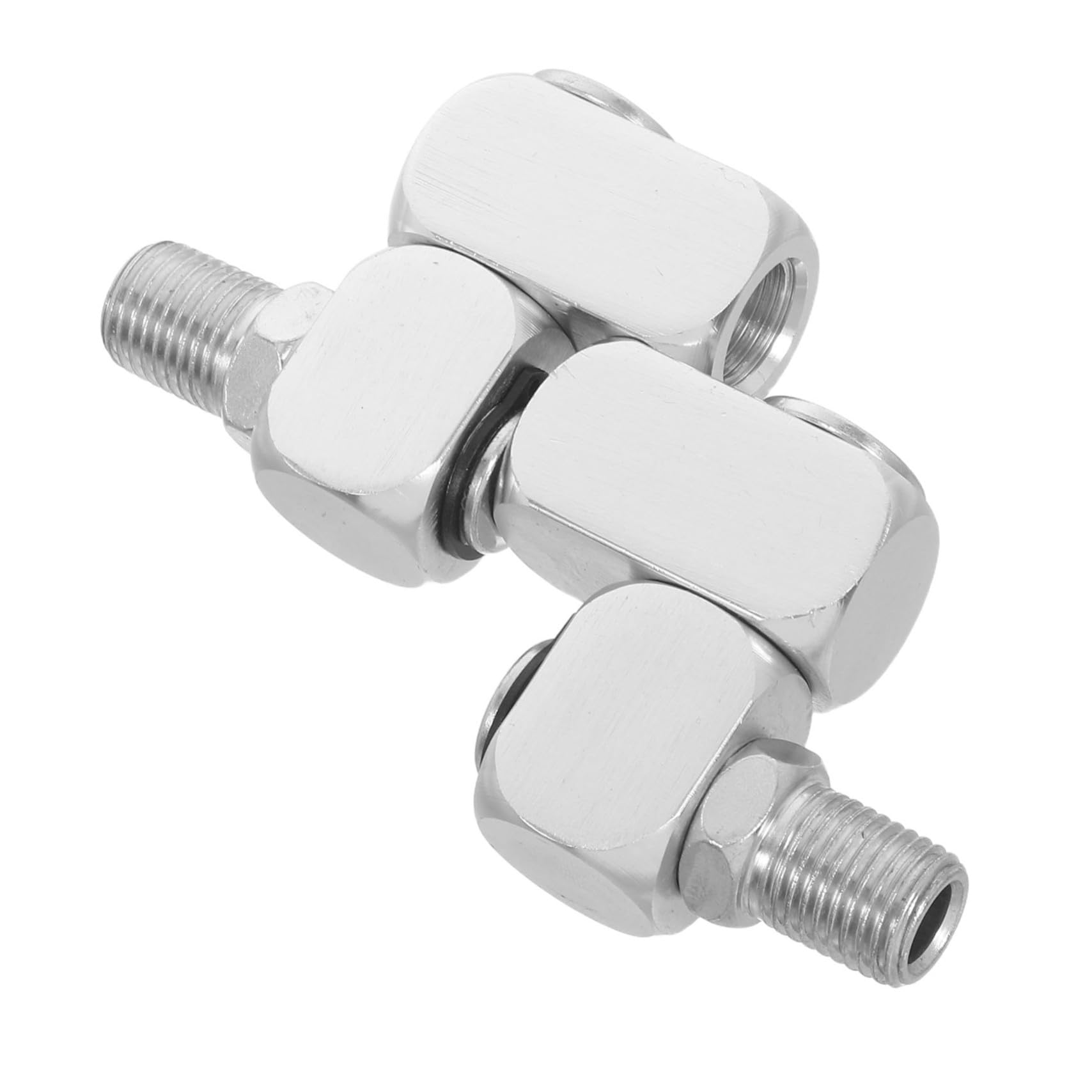 Conector de manguera giratorio elimina enredos en accesorios de manguera de aire 2 piezas