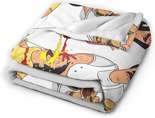 Miniatura 2 de Manta de forro polar de anime para sofá, franela suave y cálida para viajes, camping, hogar, ropa de cama y sala de estar, 60 x 50 pulgadas