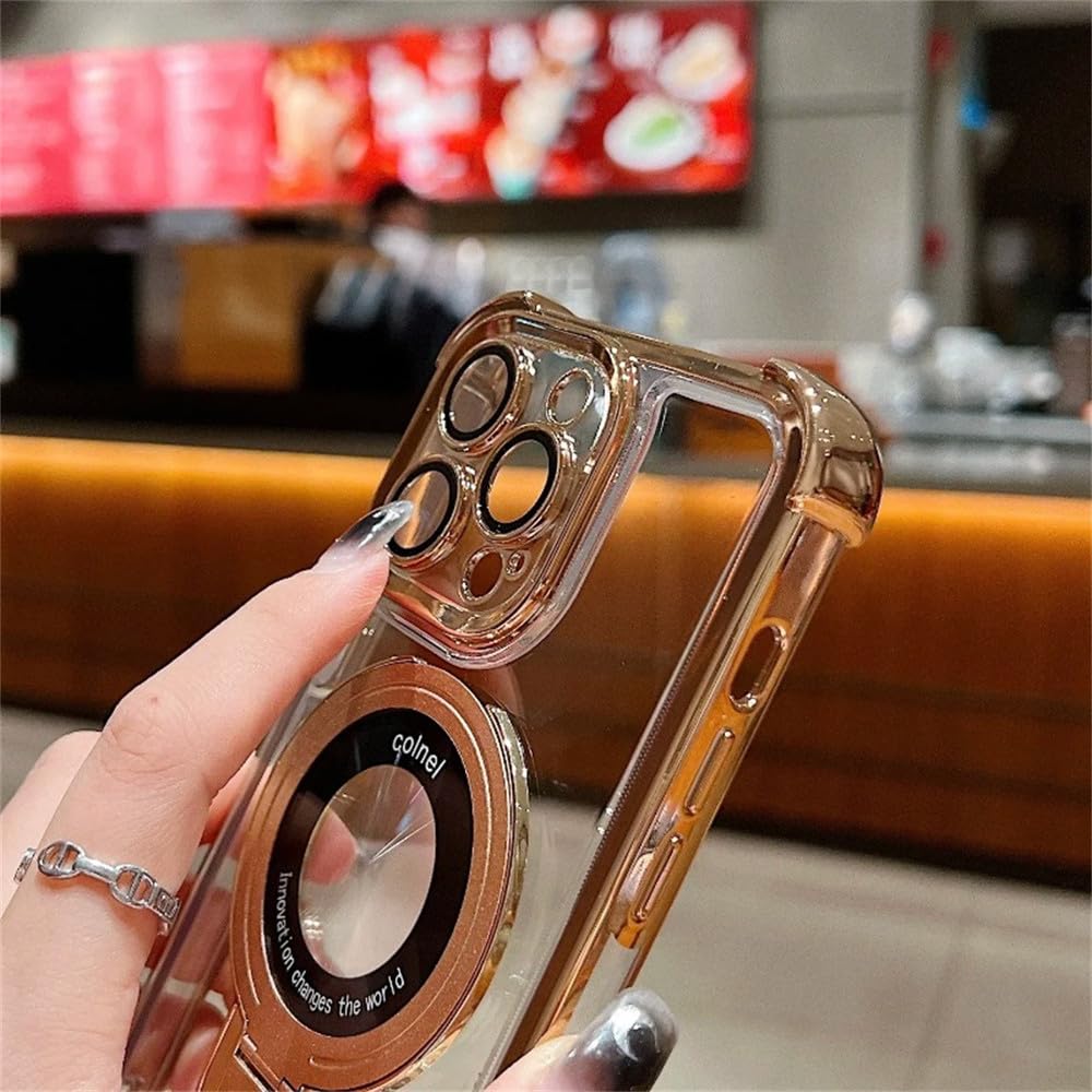 Magnetyczne etui z uchwytem do iPhone'a 16 15 14 13 12 11 Pro Max, powłoka z podstawką, odporna na wstrząsy, czarne, do iPhone'a 11 Pro