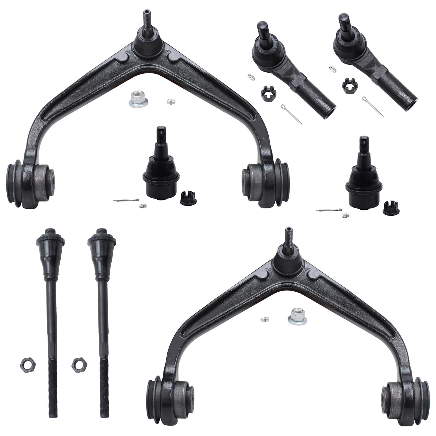 Detroit Axle - Front 8pc Control Arms Kit 11-19 Chevrolet Silverado 2500