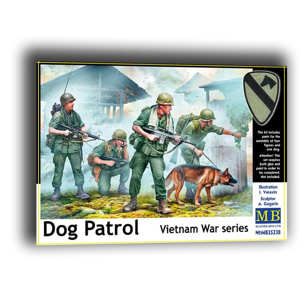Master Box MB35238 - 1/35 Dog Patrol. Vietnam War Series - New