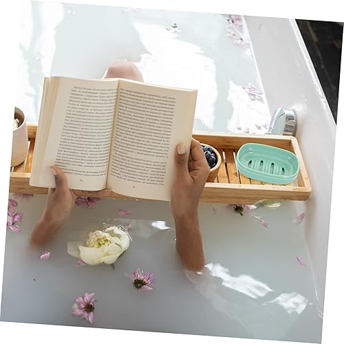 Miniatura 9 de Cabilock 2 cajas de jabón de plástico para jabón, contenedor de jabón de baño, caja de jabón con drenaje, jabonera de viaje con tapa, estuche de