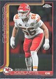 2025 TOPPS CHROME #152 GEORGE KARLAFTIS KANSAS CITY CHIEFS FOOTBALL OFFICIAL TRADING CARD OF NFL