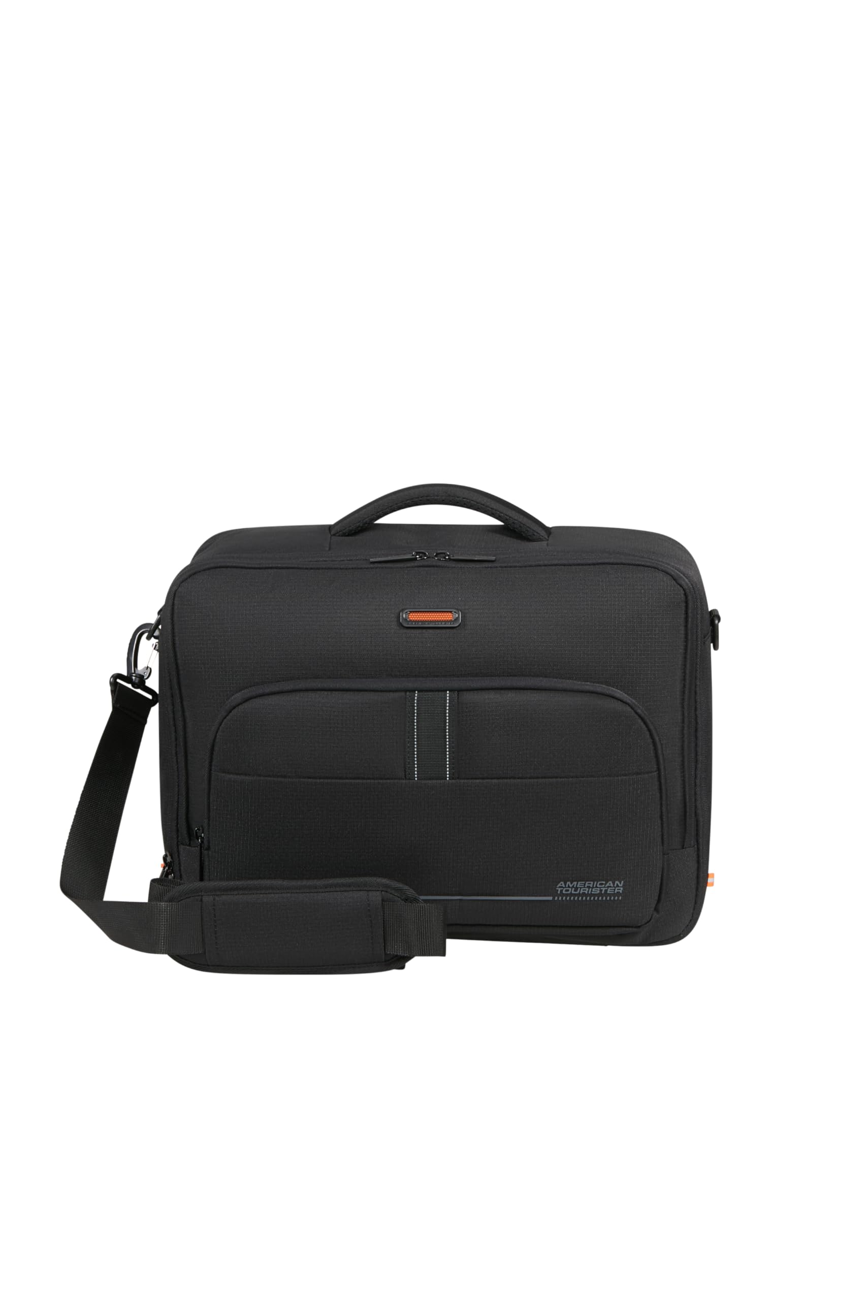 American Tourister Reisetasche Umhängetasche mit Laptopfach At Work Nxt 3-Way Boarding Bag 40 x 29 x 20 cm, 15.6", 26.5L, Black schwarz