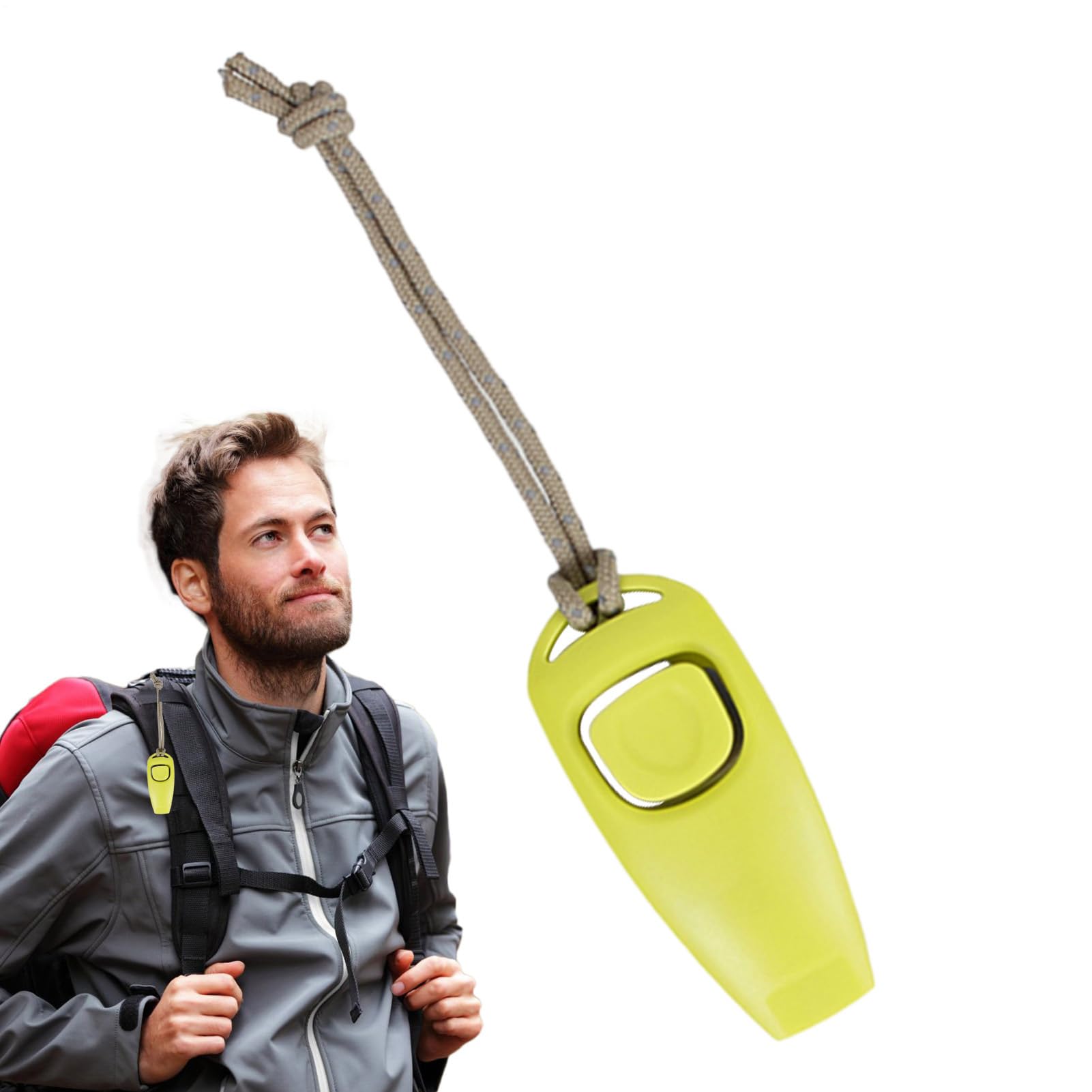 Genérico High Decibel Whistle, Fuerte, de Defensa Ligera, Suministros Deportivos Impermeables, Listas de Deportes al Aire Libre multifuncionales y Equipos de Entrenamiento al Aire Libre
