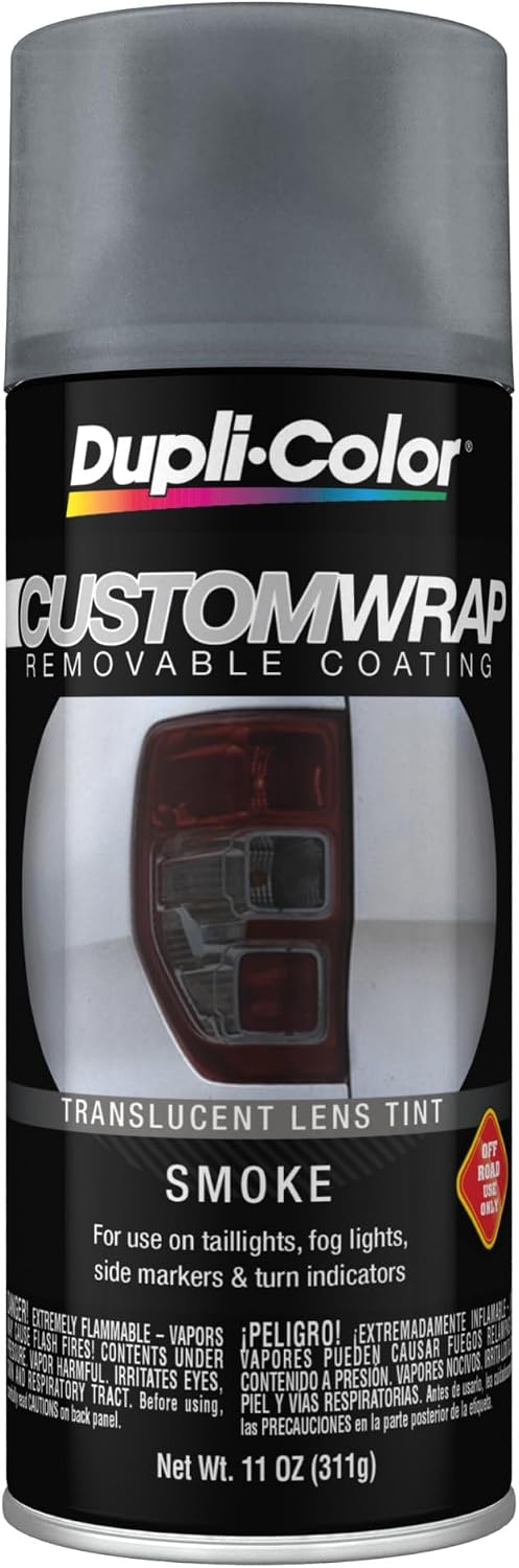 Dupli-Color Custom Wrap Removable Lens Tint Coating, Smoke, 11 oz