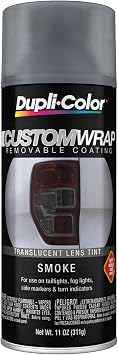 Dupli-Color Custom Wrap Removable Lens Tint Coating, Smoke, 11 oz