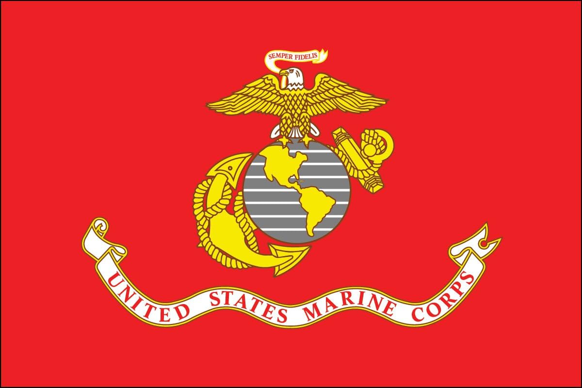 Marine Corps Retired Flag 3X5 Foot Endura-Poly