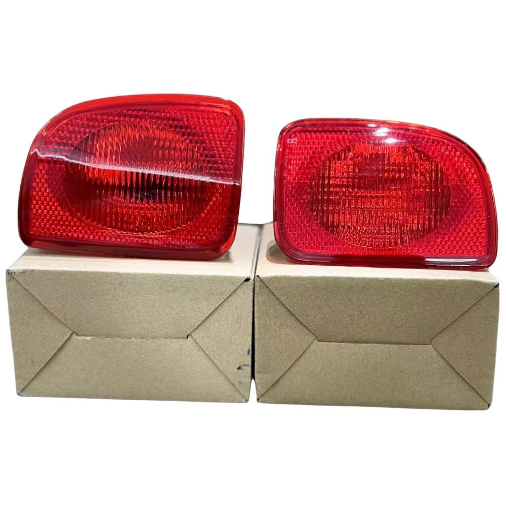Triángulo de señalización Ajuste para Renault para Mercedes 8200419906-8200419908 Reflector de Parachoques Trasero Derecho o Izquierdo Triángulo de Advertencia(Left Right Set)
