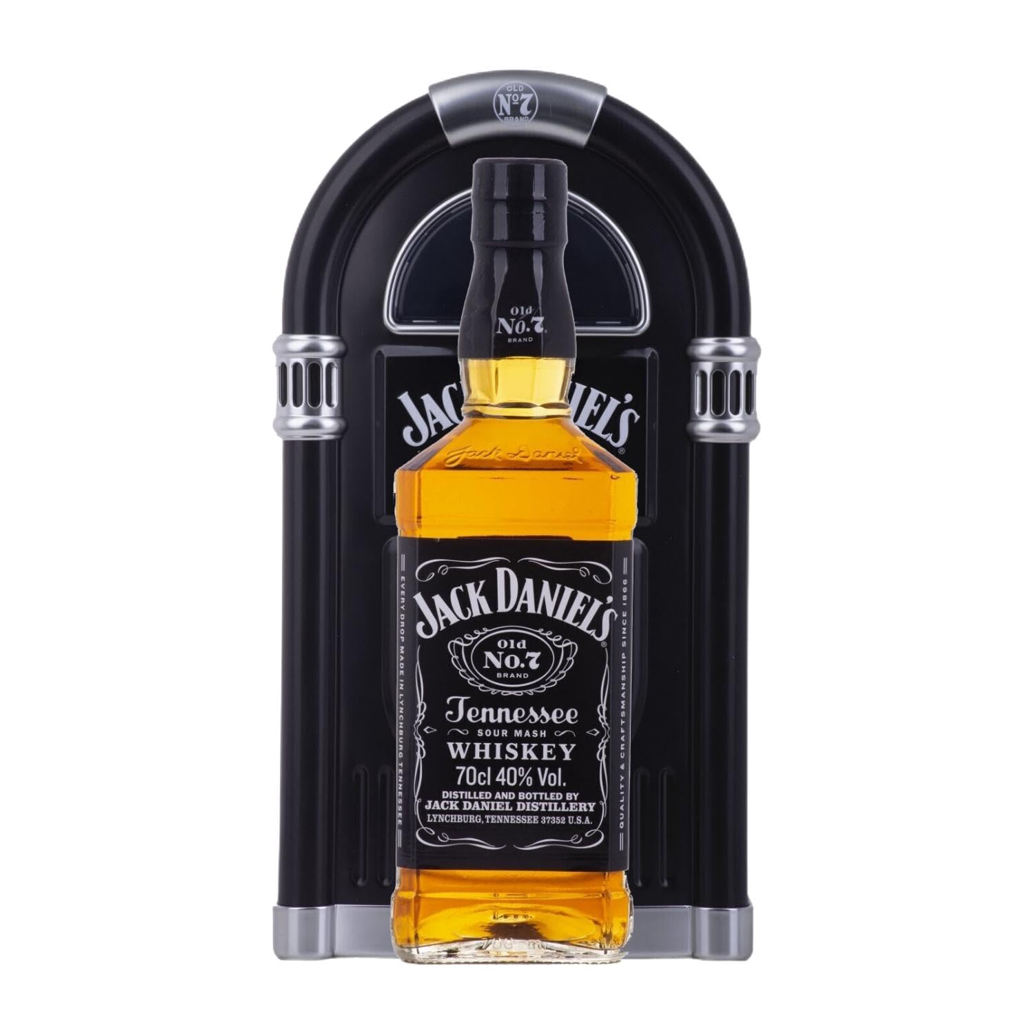 Whisky Bourbon Jack Daniel's Old No.7 Jukebox Radio Case Special Edition 70 cl
